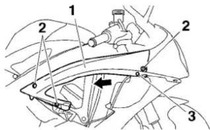 YAMAHA YZFR6 (2015) - Dépose du carénage - 2