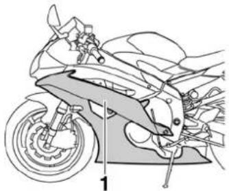 YAMAHA YZFR6 (2015) - Dépose et repose des caches et carénages - 1