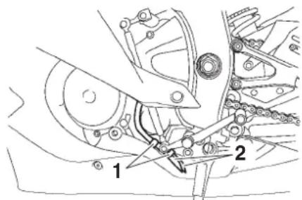 YAMAHA YZFR6 (2015) - Durite de mise à l'air du réservoir de carburant et durite de trop-plein - 1