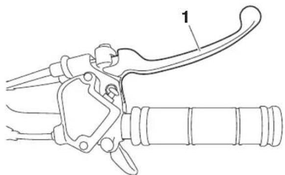 YAMAHA YFM90R (2020) - FBU18393 Levier de frein avant - 1