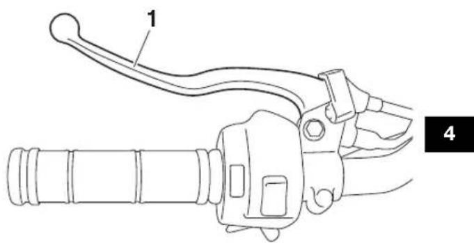 YAMAHA YFM90R (2020) - FBU18403 Levier de frein arrriere - 1