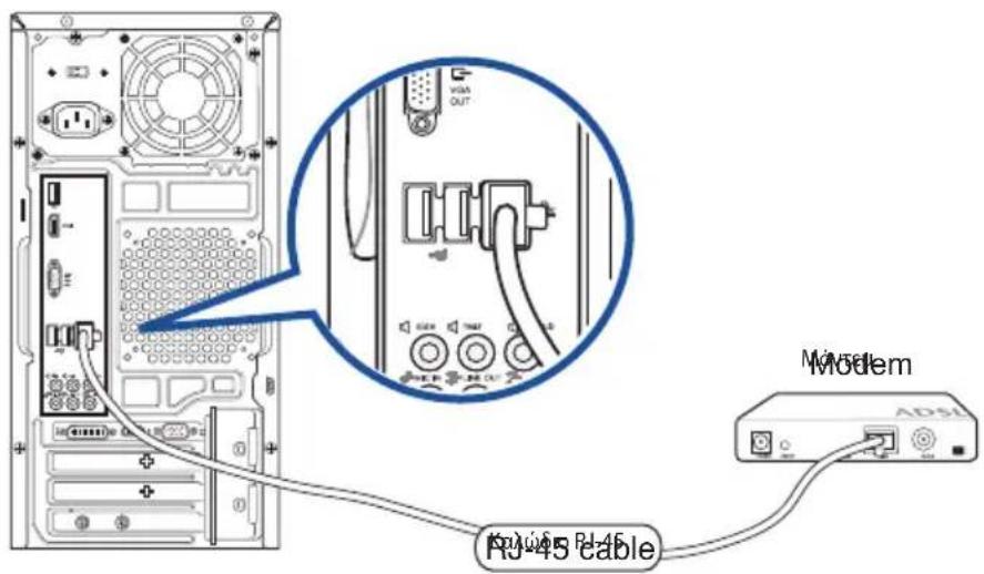 ASUS K30AMJ - Σύνδεση μέω DSL/καλωδιακόμόντεμ - 2
