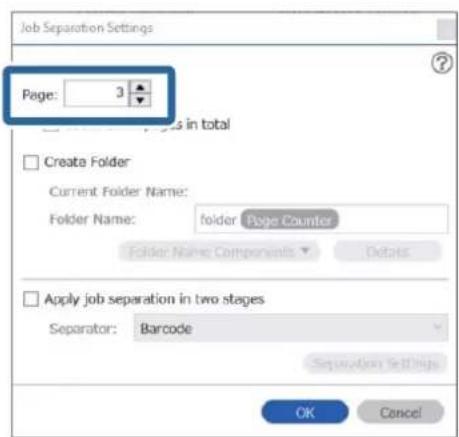 EPSON WorkForce DS770II - Division de documents en fonction d'un nombre spécifique de pages - 5