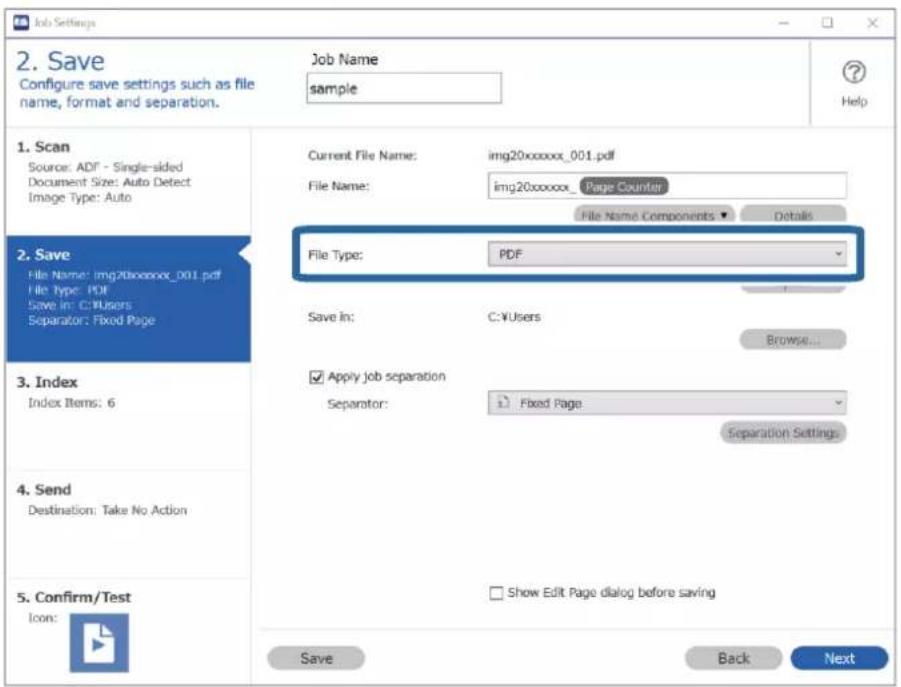 EPSON WorkForce DS770II - Division de documents en fonction d'un nombre spécifique de pages - 3