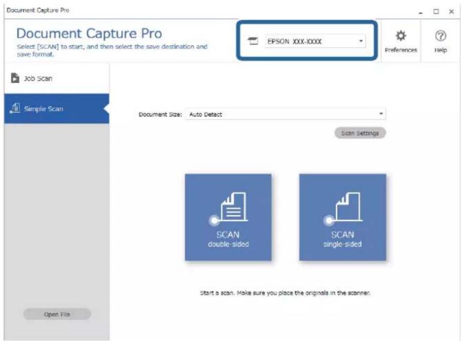 EPSON WorkForce DS770II - Effectuer une numérisation simple - 1