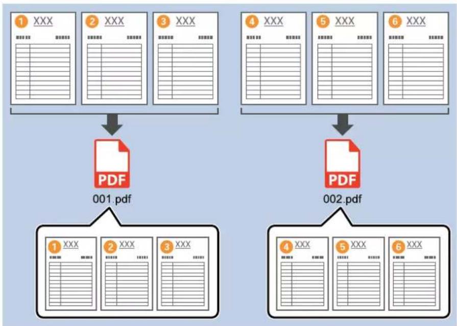 EPSON WorkForce DS770II - Division de documents en fonction d'un nombre spécifique de pages - 1