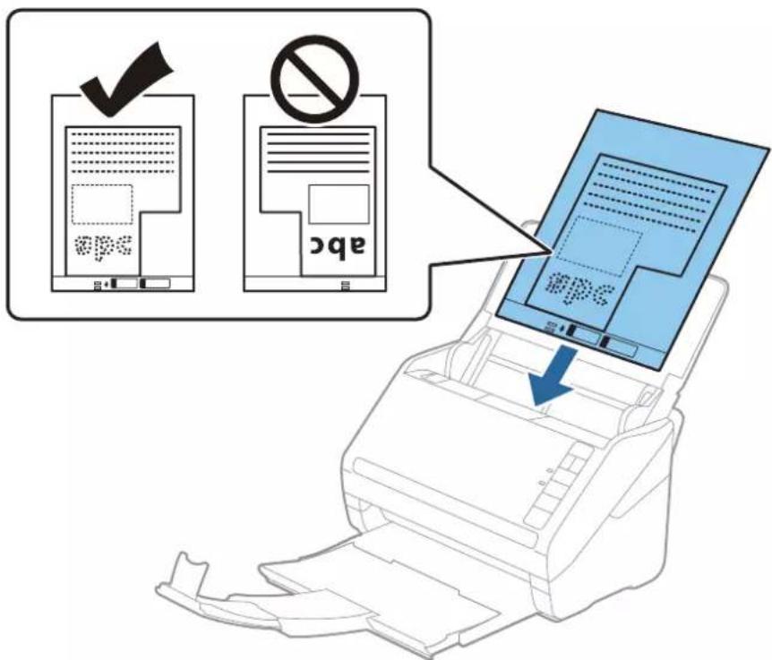 EPSON WorkForce DS770II - Positionnement d'originaux de forme irrégulière - 4