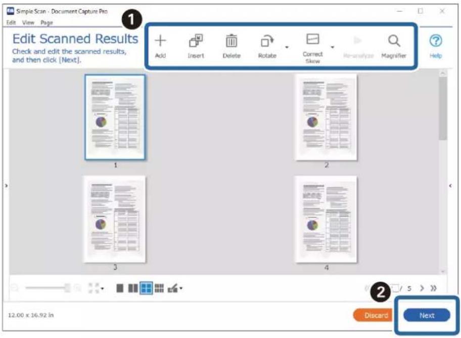 EPSON WorkForce DS770II - Effectuer une numérisation simple - 3