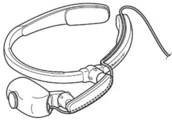 BROTHER WD200B - Installer le bras flexible pour œil droit - 1