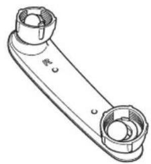 BROTHER WD200B - Bras flexible pour l'eel droit - 1