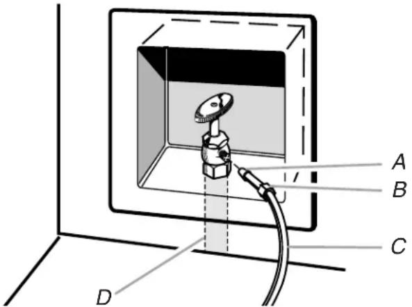 WHIRLPOOL WQ9I MO1L UK - Op de waterleiding aansluiten - 1