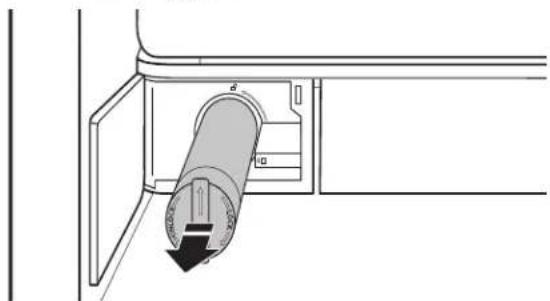 WHIRLPOOL WQ9I MO1L UK - Sostituire e installare il filtro acqua - 3