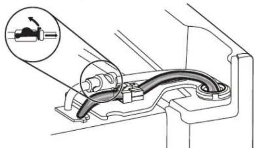 WHIRLPOOL WQ9I MO1L UK - Rimuovere la porta sinistra - 3