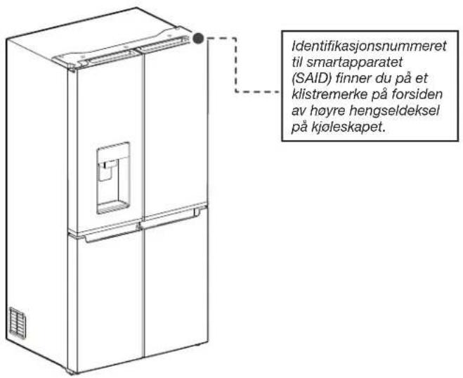 WHIRLPOOL WQ9I MO1L UK - Registrar kjoleskapet i brukerkontoen - 2