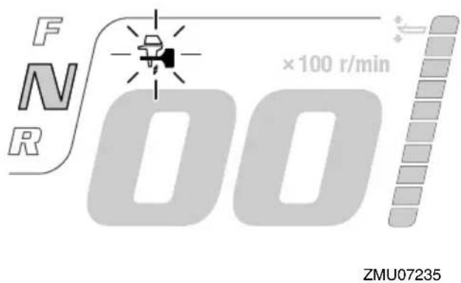 YAMAHA FL300B1 (2015) - Indicateur YAMAHA SECURITY SYSTEM - 1