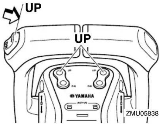 YAMAHA FL300B1 (2015) - Procédure pour les modèles à système de trim - 3