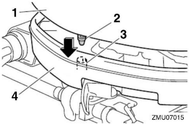 YAMAHA FL300B1 (2015) - Installation du capot supérieur - 2