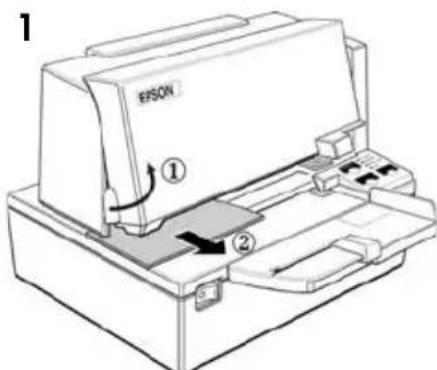EPSON TMU590 - Removing the Damper - 1