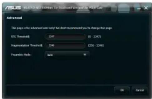 ASUS PCEN53 - RTS Threshold (Palier RTS) (0-2347) - - 1