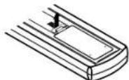 DENON DM33S - Insertion des piles - 1