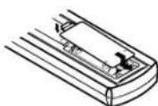DENON DM33S - Insertion des piles - 3