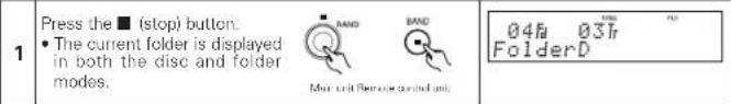 DENON DM33S - Stopping playback - 1