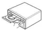 DENON DM33S - Manipulation du plateau du disque: - 1