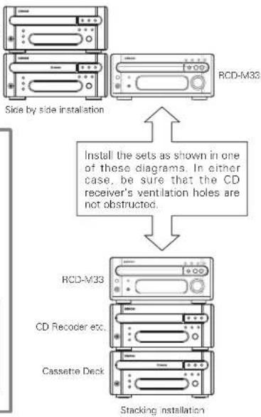 DENON DM33S - Note to CATV system installer: - 1