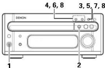 DENON DM33S - \*Apagado y encendido del modo reserva del programador ON/OFF - 2