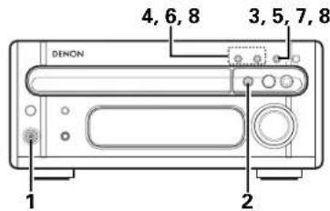 DENON DM33S - \*Turning on and off the timer standby ON/OFF - 2