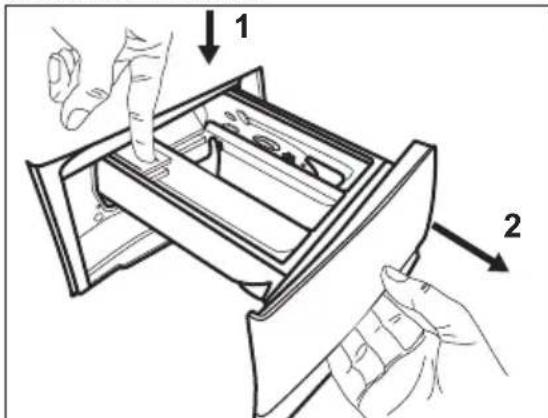 ZANUSSI ZZ9491AWF - NETTOYAGE DU DISTRIBUTEUR DE PRODUIT DE LAVAGE - 1