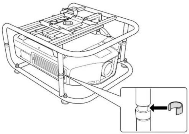 EPSON PowerLite Pro Z9870U - 安装阻擋器(四點)。 - 1