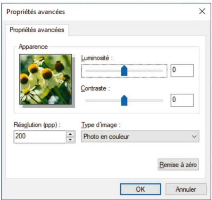 BROTHER DS940DW - Paramètres du pilote WIA (Windows) - 2
