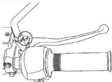 YAMAHA YS125 (2017) - Contrôle et lubrification des leviers de frein et d'embrayage - 1