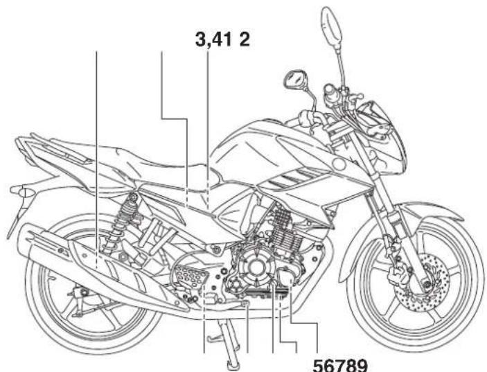 YAMAHA YS125 (2017) - Description - 1