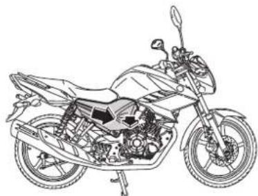 YAMAHA YS125 (2017) - Dépose du cache - 2
