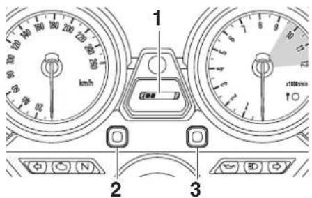 YAMAHA XJ1300 (2015) - COMMANDES ET INSTRUMENTS - 1