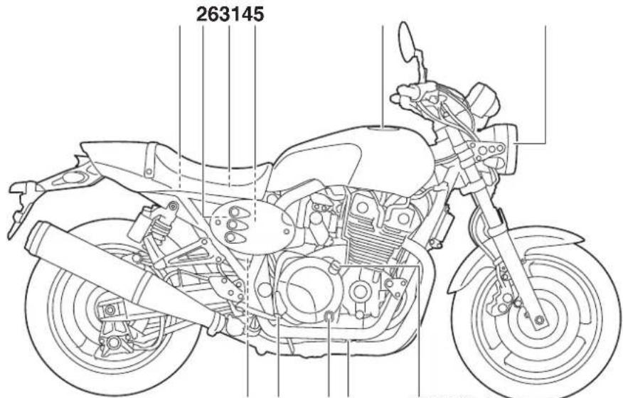 YAMAHA XJ1300 (2015) - Vue droite - 1