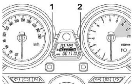 YAMAHA XJ1300 (2015) - COMMANDES ET INSTRUMENTS - 1