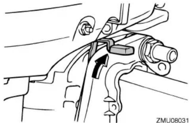 YAMAHA 9.9F (2015) - Procédure de relèvement (modèles à relèvement manuel) - 3