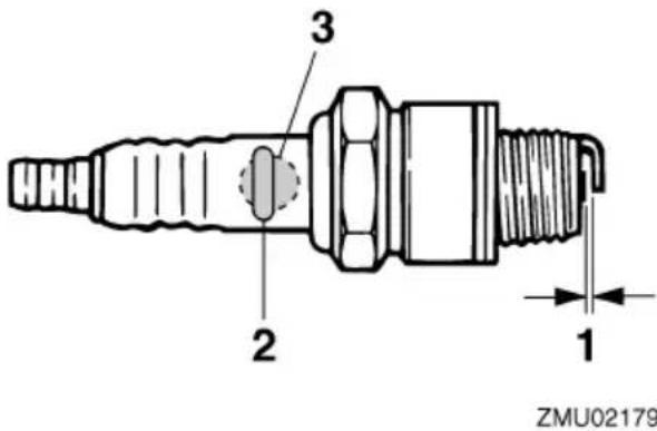 YAMAHA 9.9F (2015) - Bougie standard: - 1