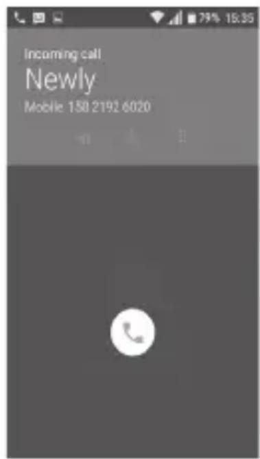 ALCATEL 1E - Accepter ou rejeter un appel - 1