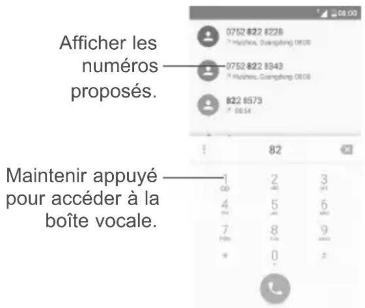 ALCATEL 1E - Passer un appel - 2