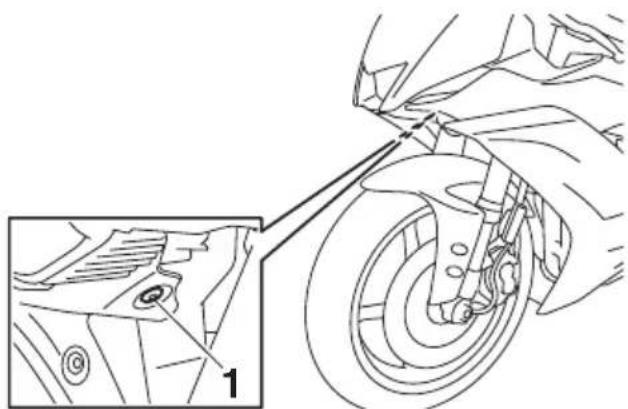 YAMAHA YZFR6 (2017) - Dépose du carénage - 3