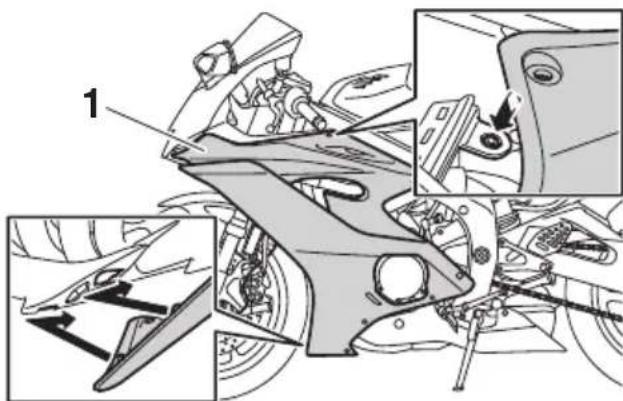 YAMAHA YZFR6 (2017) - Mise en place du carénage - 3
