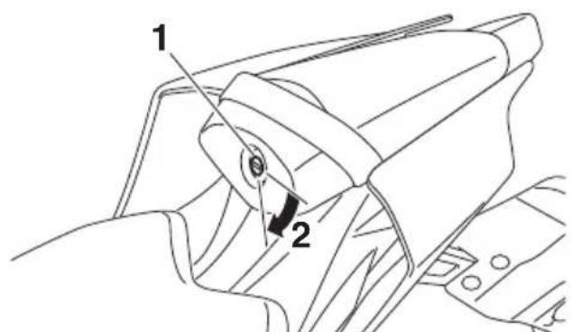 YAMAHA YZFR6 (2017) - Dépose de la selle du passager - 1