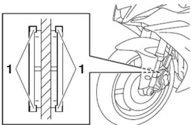 YAMAHA YZFR6 (2017) - Plaquettes de frein avant - 1