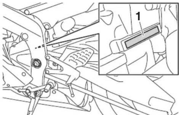 YAMAHA YZFR6 (2017) - Numeros d'identification - 5