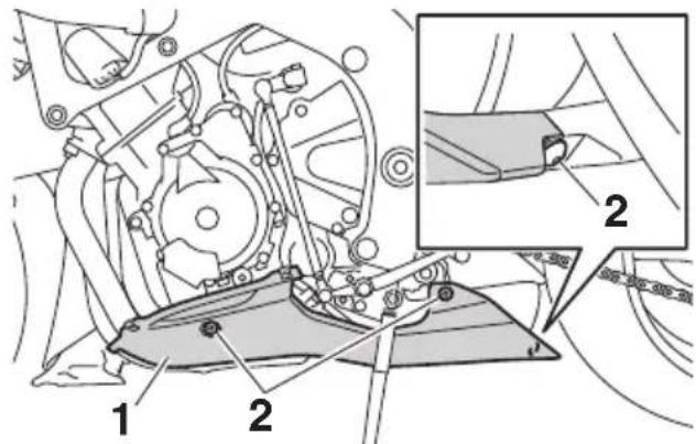 YAMAHA YZFR6 (2017) - Dépose du carénage - 1
