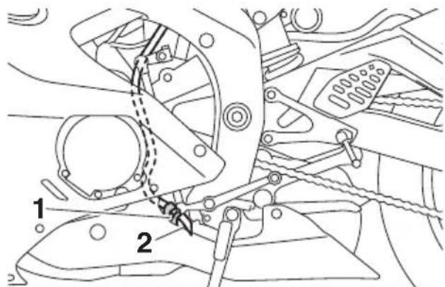 YAMAHA YZFR6 (2017) - Durite de trop-plein du réservoir de carburant - 1
